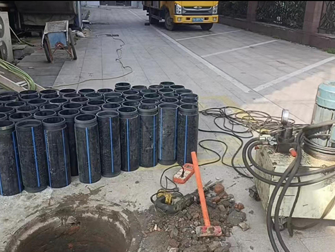涉县PE置换管厂家 DN315置换管 非开挖管短管置换